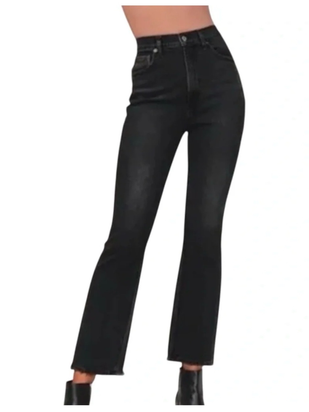 NWT Women’s ABERCROMBIE & FITCH The Kick Flare Ultra High Rise jeans-Size 10R